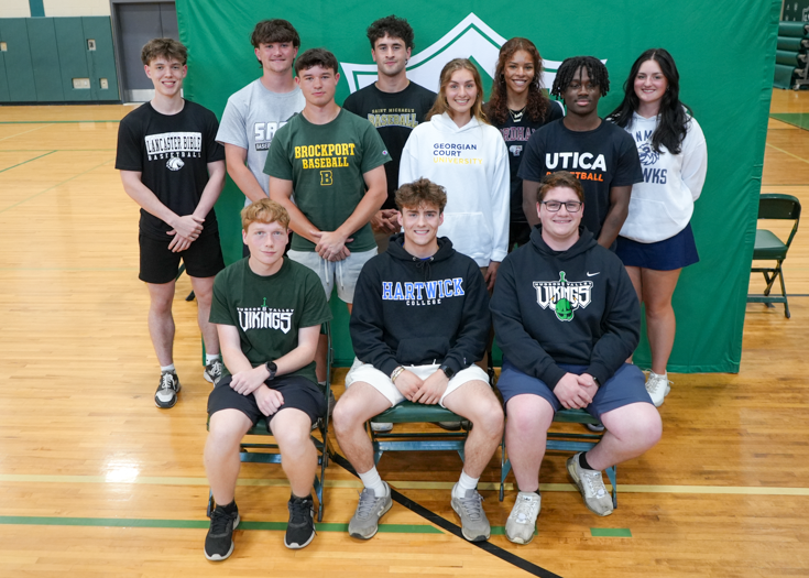 Group photo of student athletes