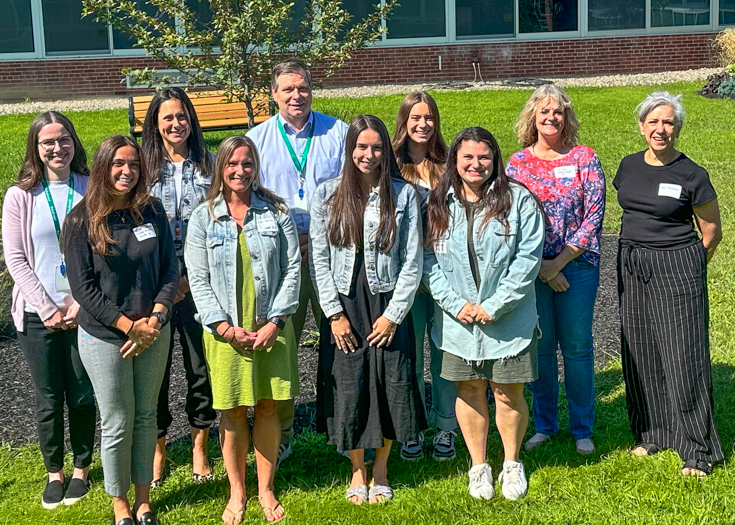 Group photo of new staff