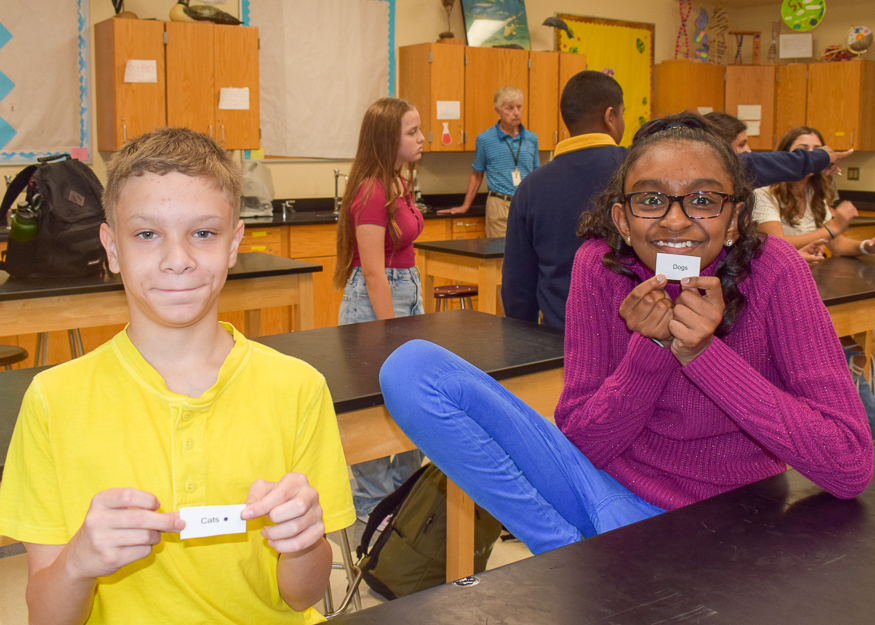 Students posing for photo