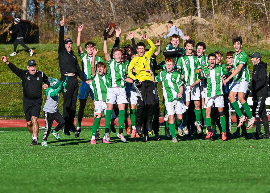 Group photo of boys soccer team