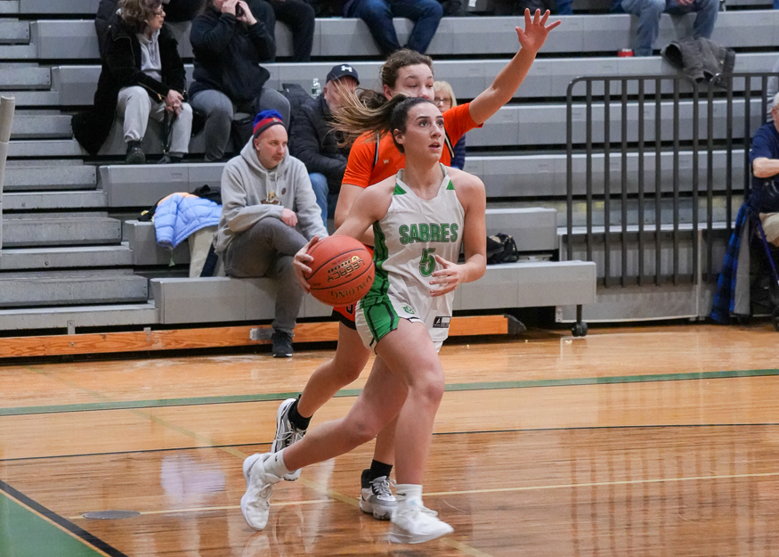 Girls basketball game