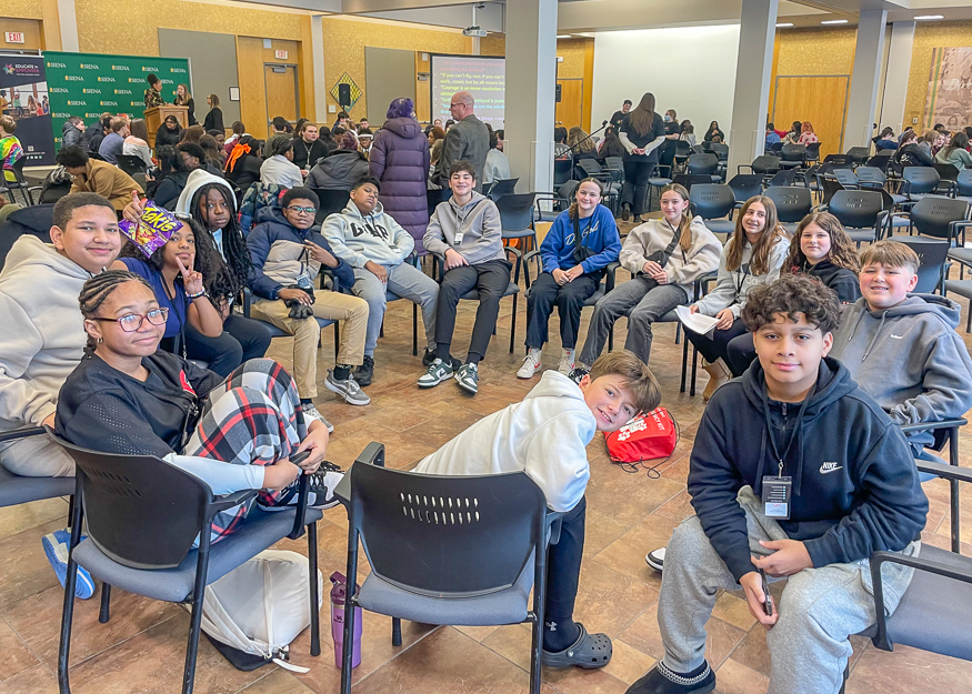 Group photo of students