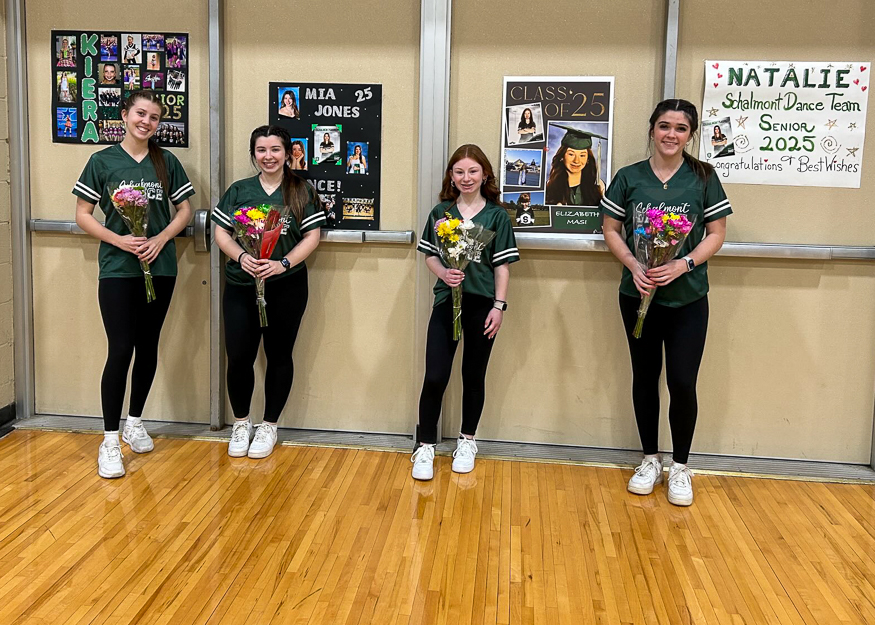 Group photo of Dance Team seniors