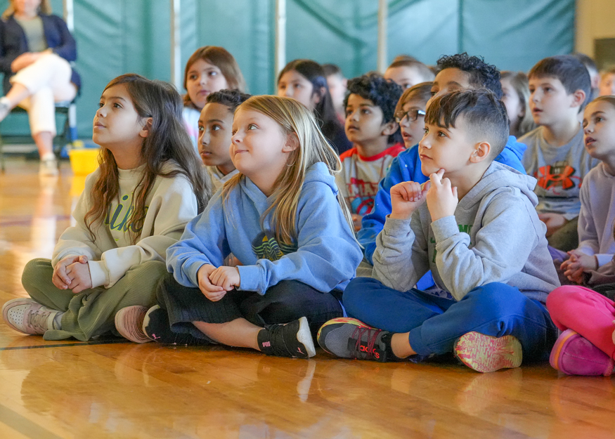 Students at assembly